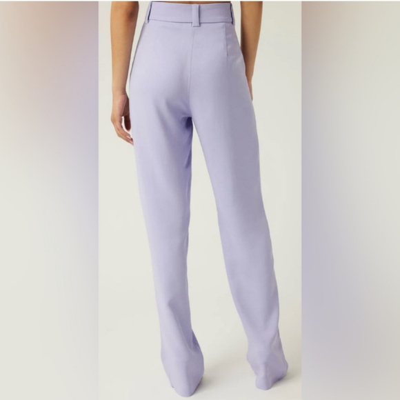 NWT LITA by Ciara x REVOLVE High Waist Trouser Pant in Purple Violet Tulip - Picture 3 of 14